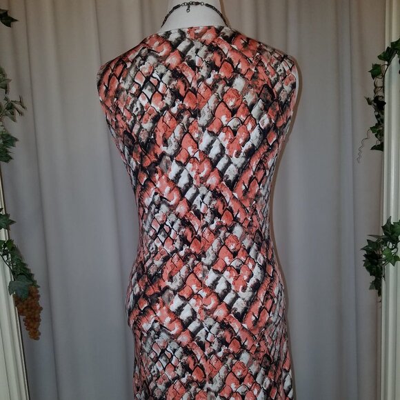 Worthington Snake like pattern dress Sz XL - Picture 3 of 4